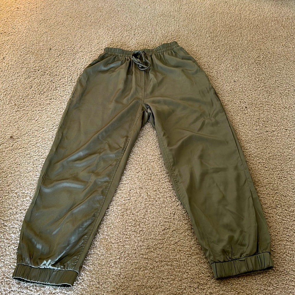 Fabrik silk joggers size L. Worn once!